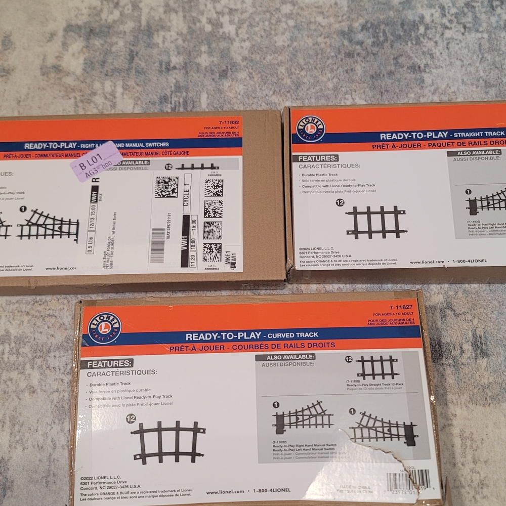 Lionel Christmas Train Track